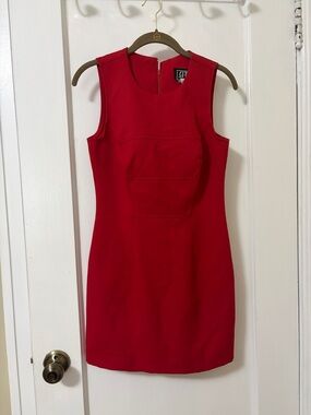 City Triangles Red Sleeveless Mini Dress - chic!